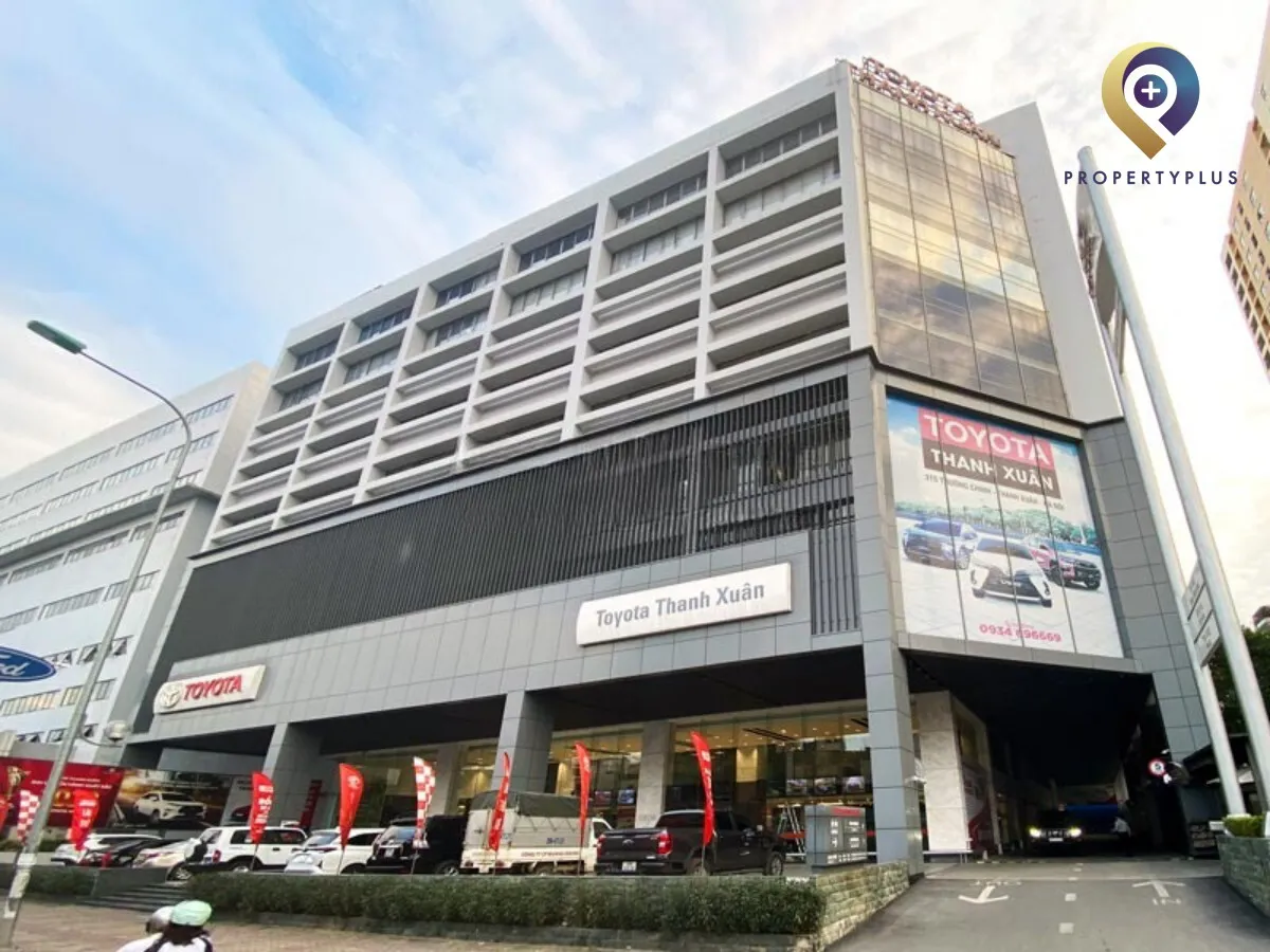 Toyota Building exterior view in Thanh Xuan, Hanoi